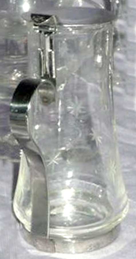 Star Dust Creamer & Lid by C G Quartzex Crystal-1