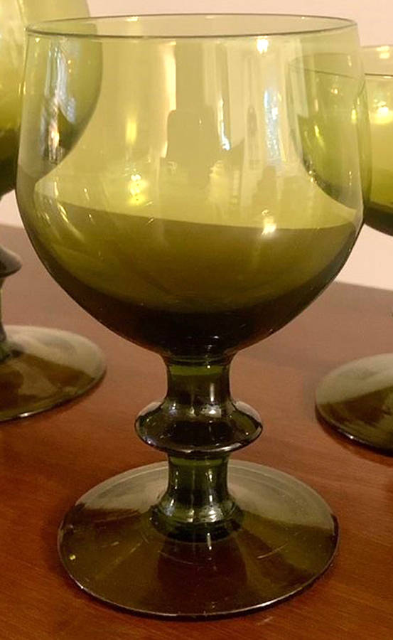 Provincial Green Wine Glass by Colony-1