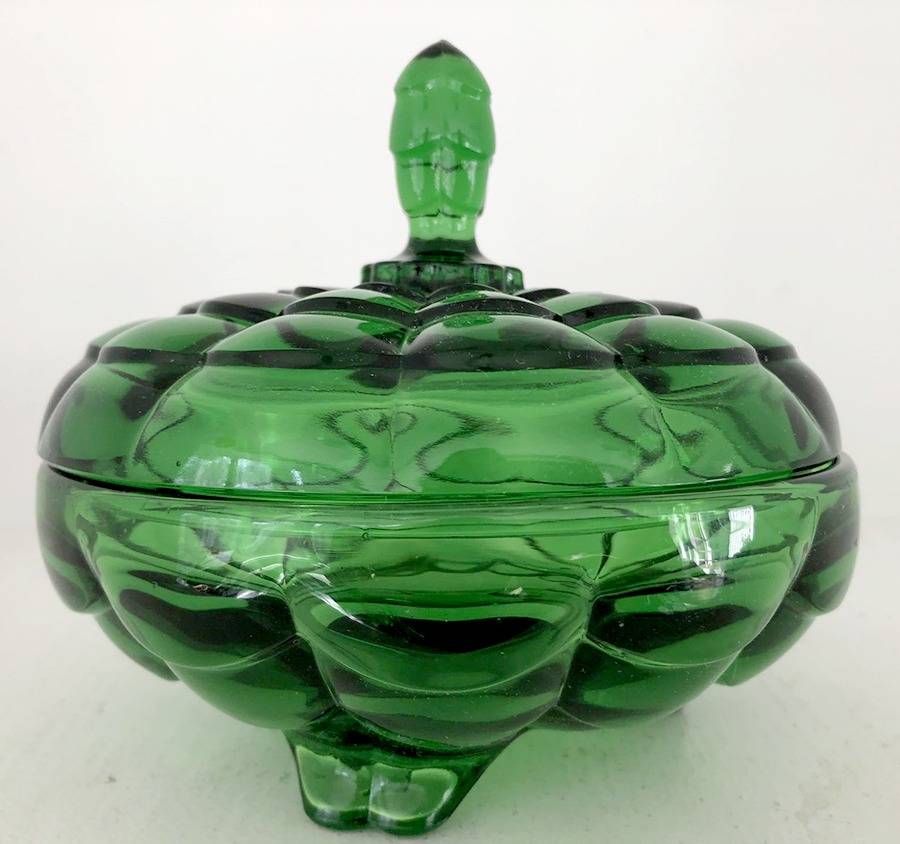 Cascade Green Candy Box & Lid by Cambridge-1