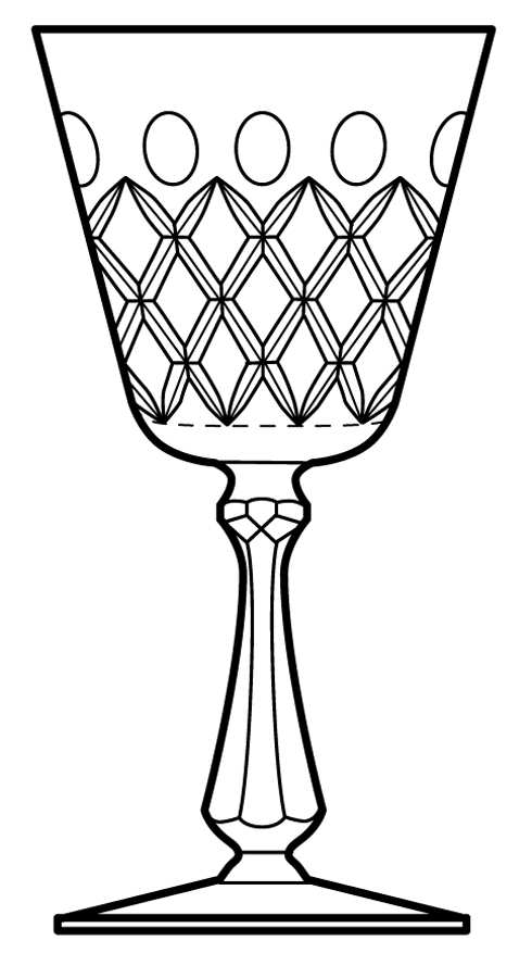 3700-5 Water Goblet by Cambridge-1
