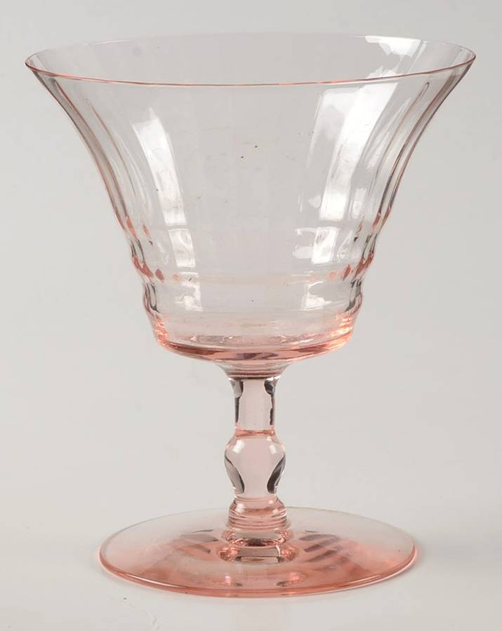 3075 Pink Low Sherbet by Cambridge-1