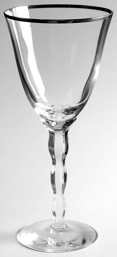 Kawali Platinum Water Goblet by Christofle-1