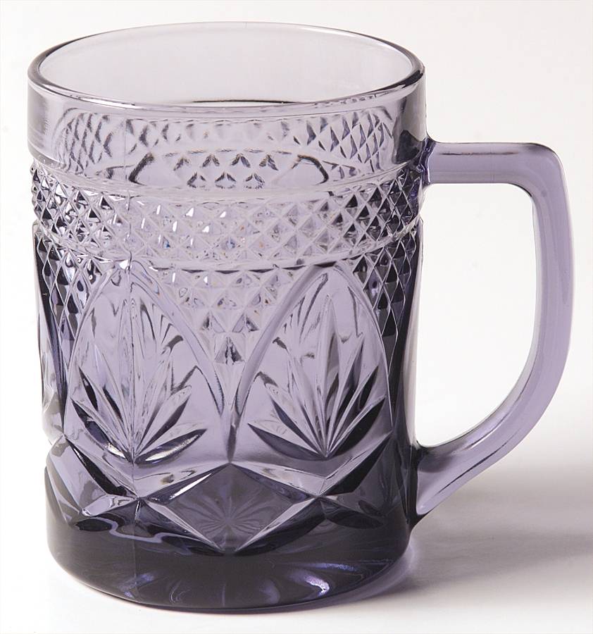 Antique Amethyst Mug by Cristal D'Arques - Durand-1