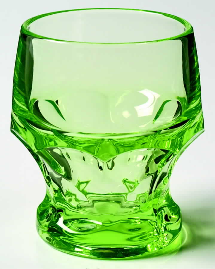 Georgian Light Green Emerald 9 Oz Flat Tumbler by Cambridge-1