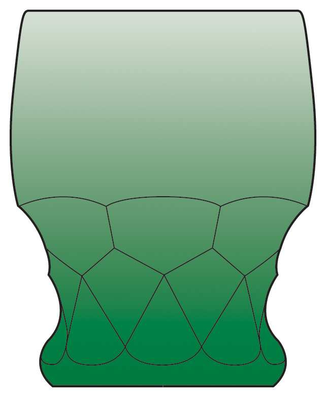 Georgian Emerald Green 9 Oz Flat Tumbler by Cambridge-1