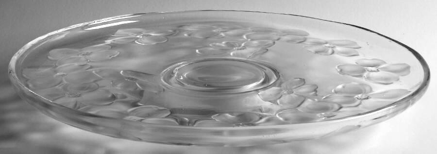 Dogwood Clear (Satin) 13" Torte Plate by Colony-1
