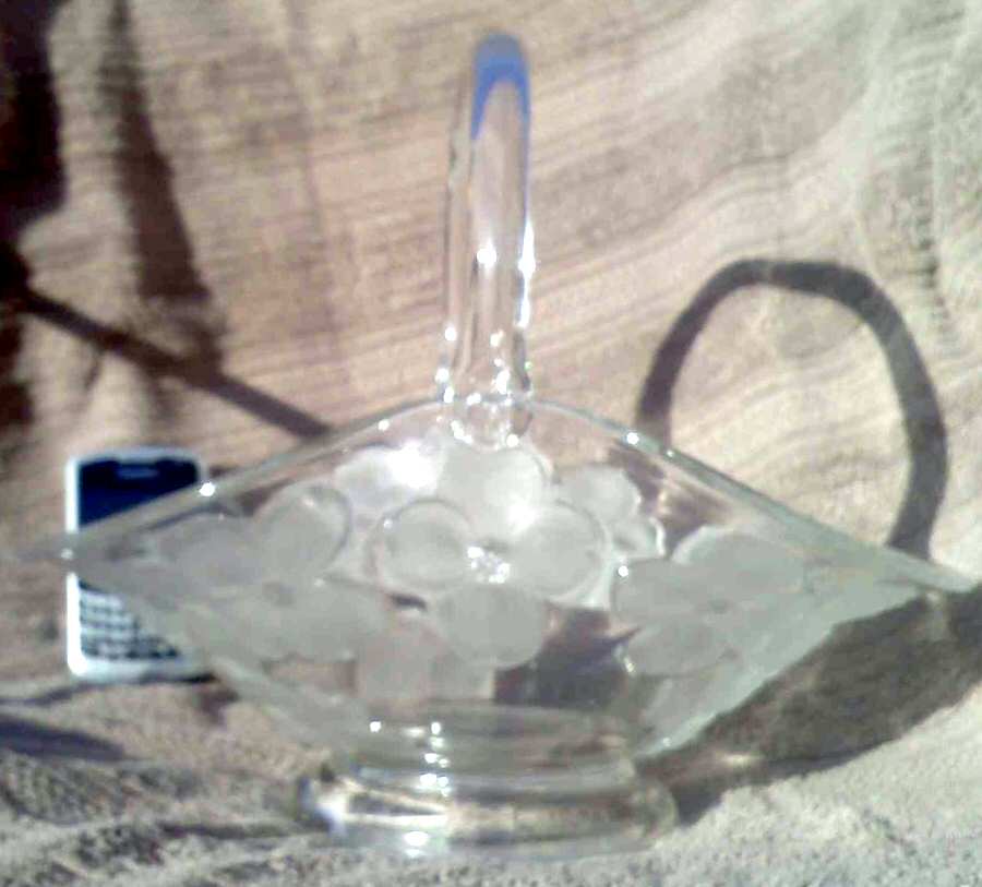 Dogwood Clear (Satin) 10" Basket by Colony-1