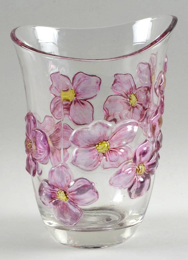 Dogwood Cranberry 8" Flower Vase by Colony-1
