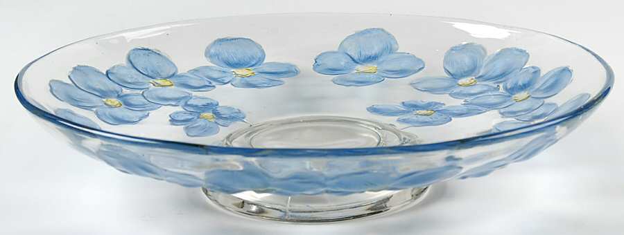 Dogwood Blue 13" Footed Cupped Bowl by Colony-1