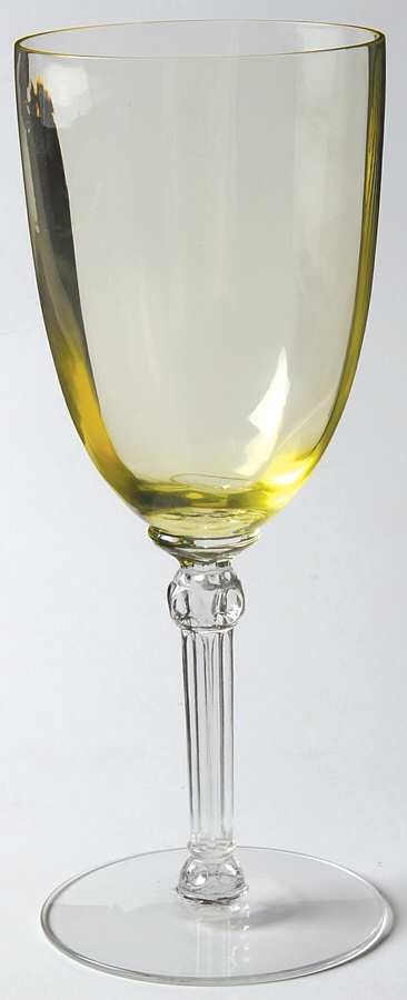 3135 Yellow Water Goblet by Cambridge-1