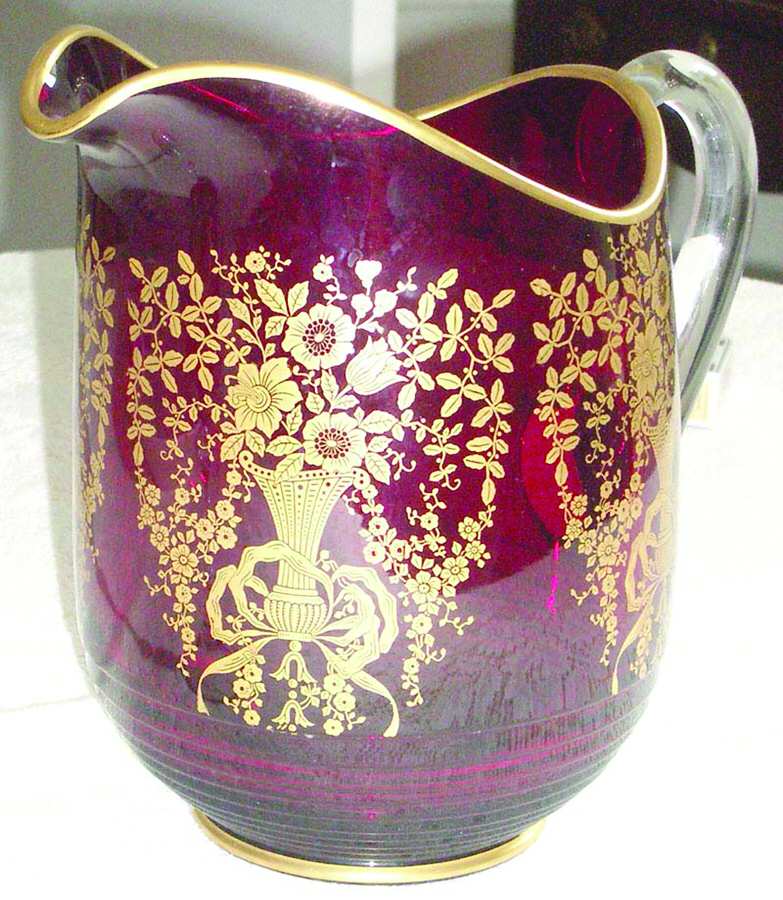 Decoration 1037 Ruby Pitcher by Cambridge-1