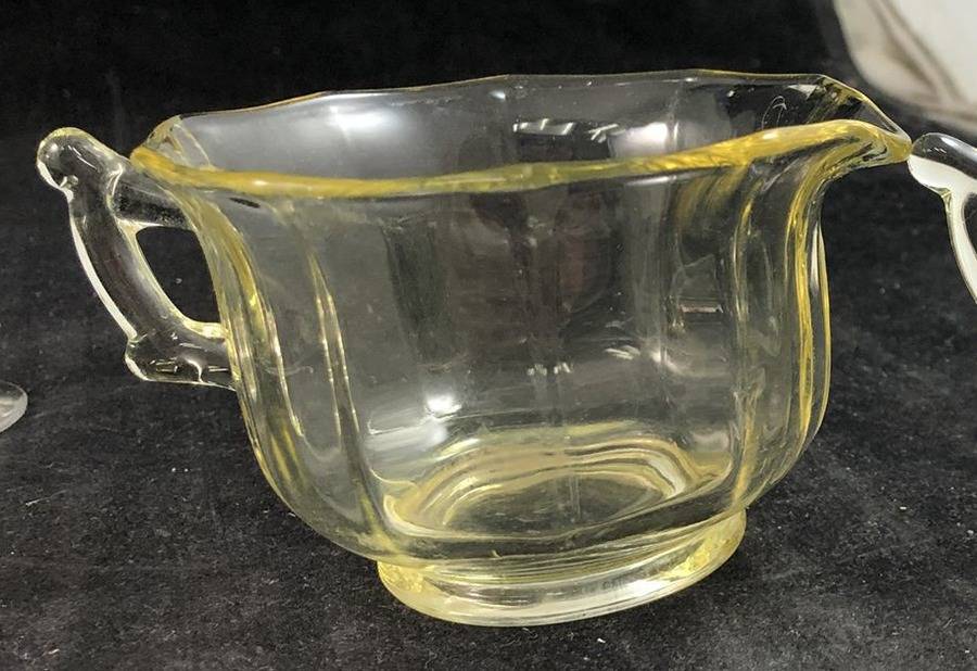 3120 Yellow Creamer by Cambridge-1