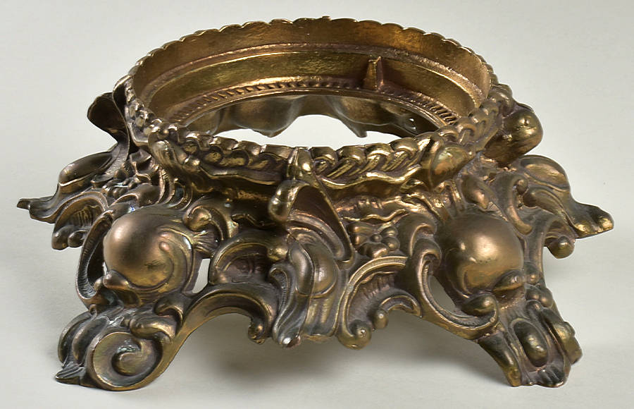 Golden Elegance Punch Bowl Stand-Metal by Colony-1