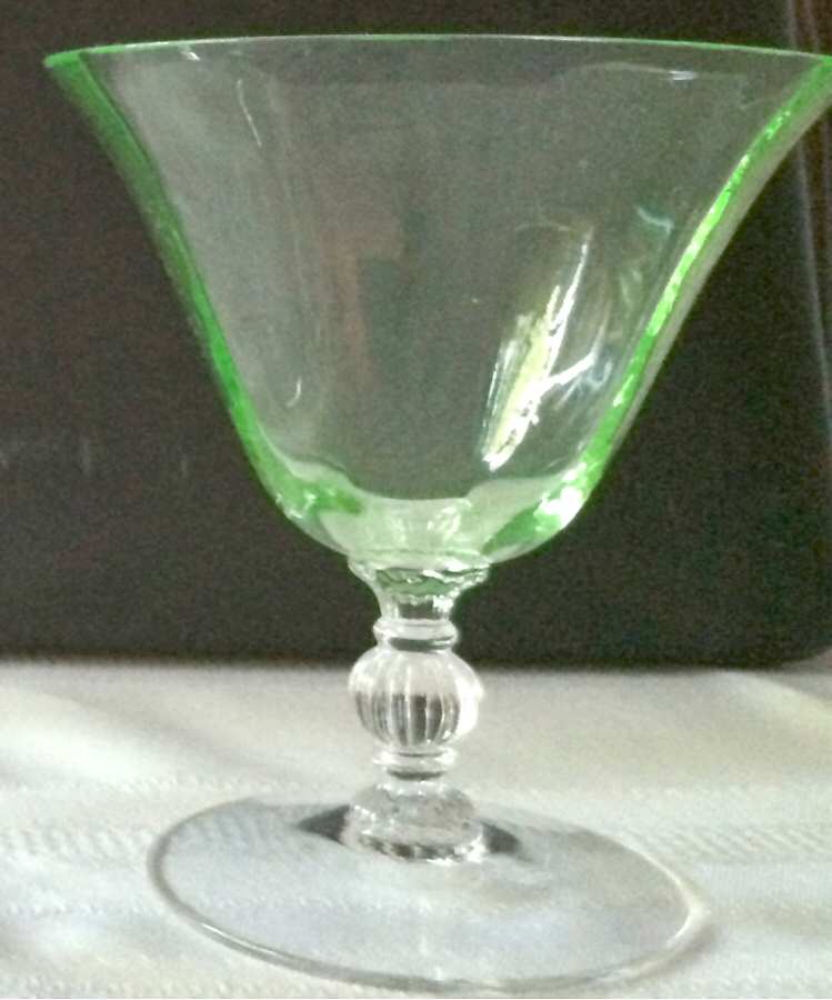 3035 Emerald Green (Light Green) Low Sherbet by Cambridge-1