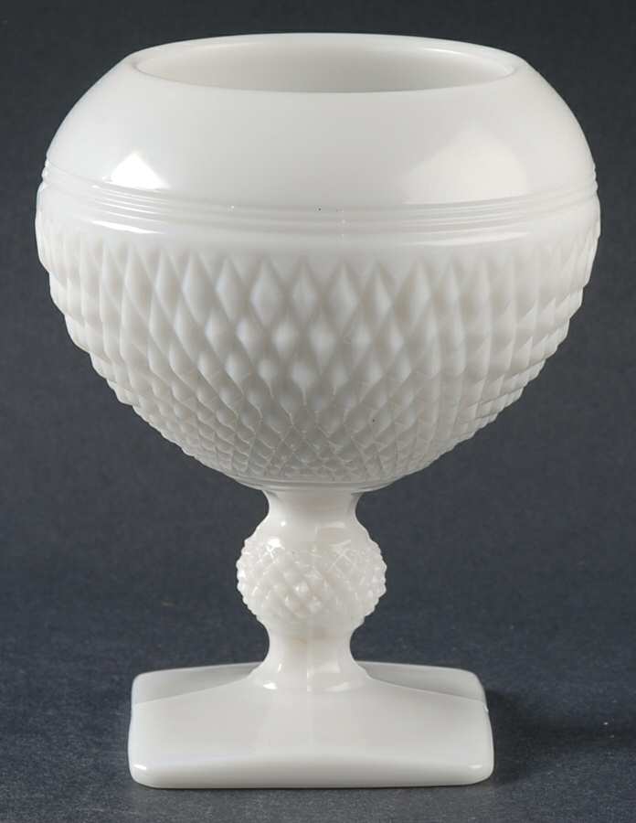 Mt. Vernon Milk Glass Ivy Bowl by Cambridge-1