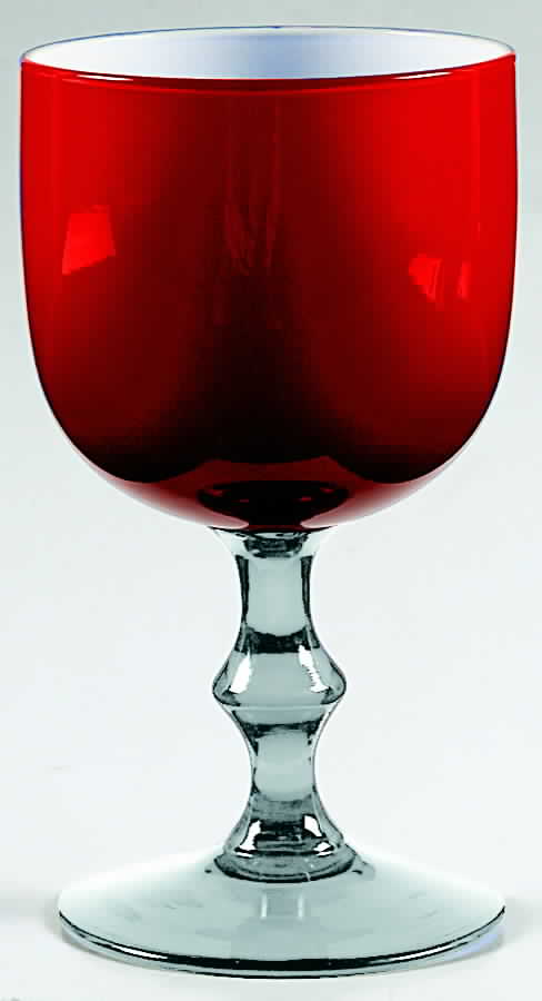 COL13 Red Water Goblet by Colony-1