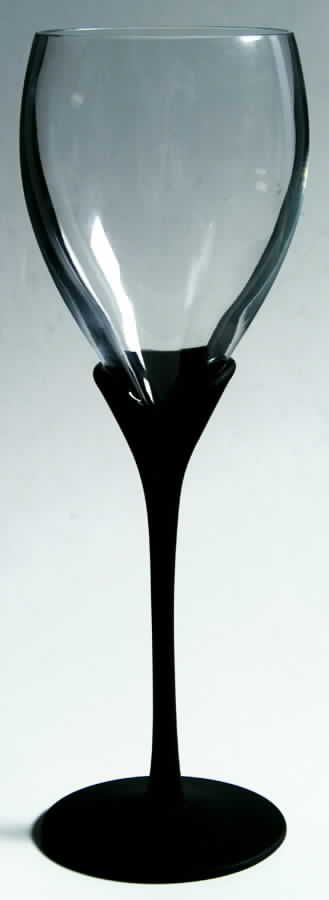 Amaryllis Black (Frosted) Water Goblet by Colony-1
