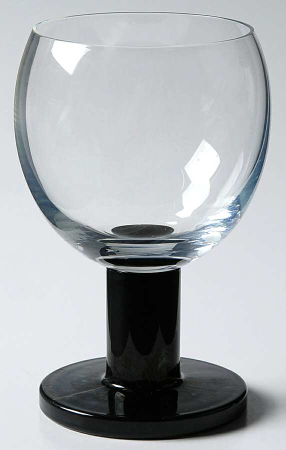 Viva Black Wine Glass by Crate & Barrel-1