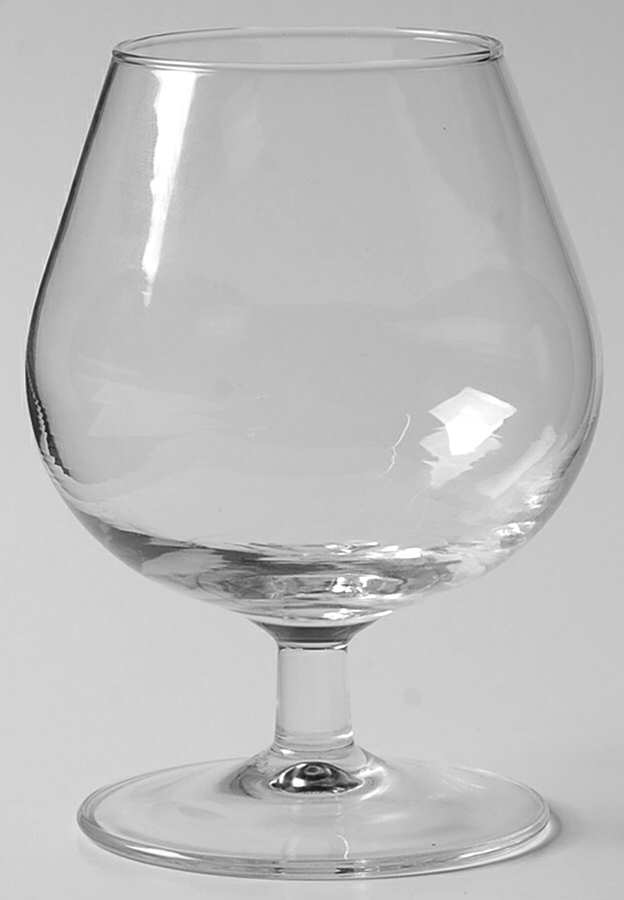 Cannes (Plain Clear) Brandy Glass by Cristal D'Arques - Durand-1