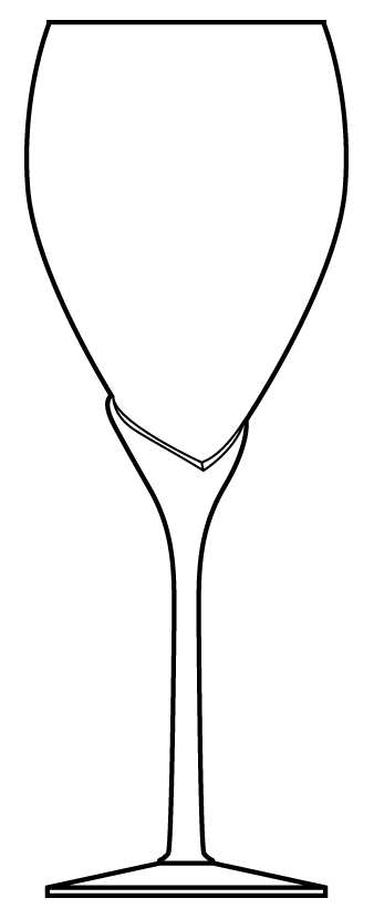 Amaryllis Clear Water Goblet by Colony-1