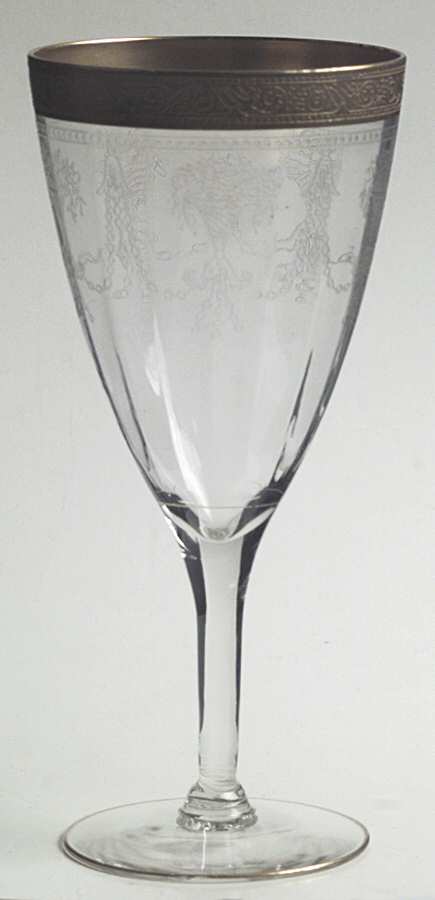 Etch 701 Clear (Full Gold Encrusted) Water Goblet by Cambridge-1