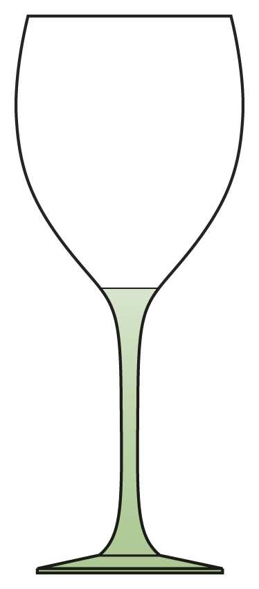 Jade Water Goblet by Cristal D'Arques - Durand-1