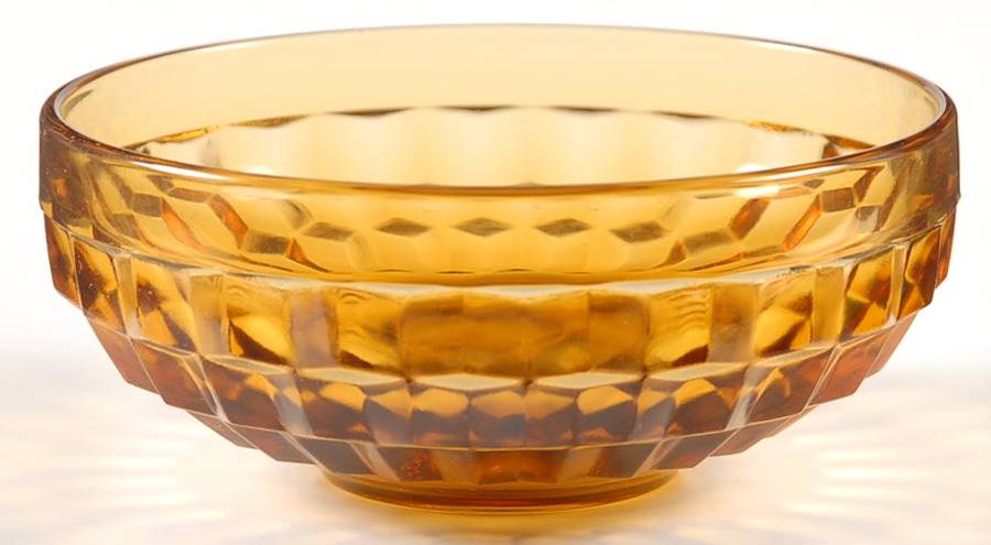 Whitehall Amber Small Fruit Dessert Bowl by Colony-1