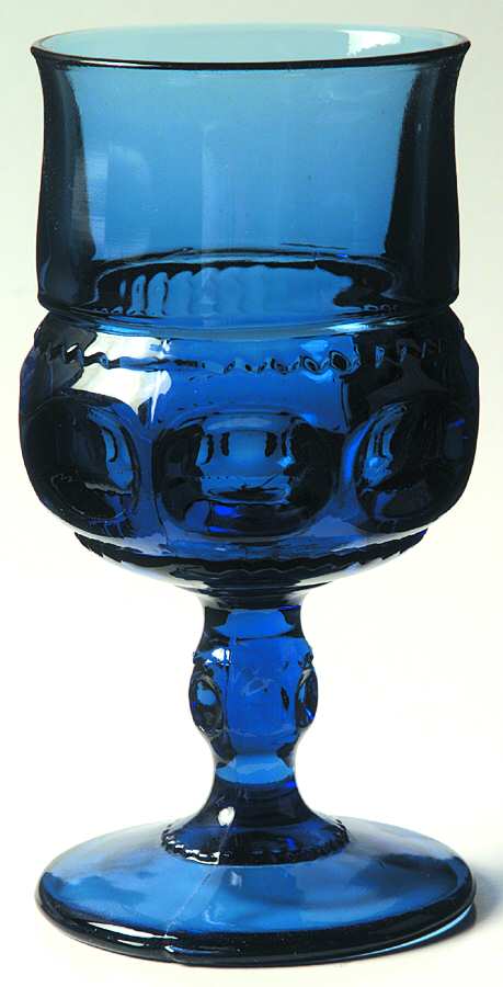 Color Crown Sapphire Blue Water Goblet by Colony-1
