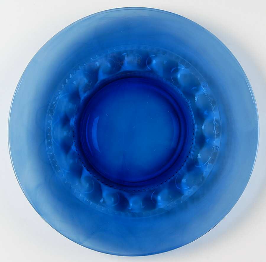 Color Crown Sapphire Blue Dinner Plate by Colony-1
