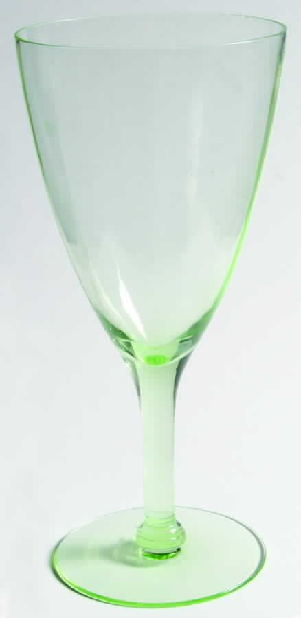 3051 Green Water Goblet by Cambridge-1