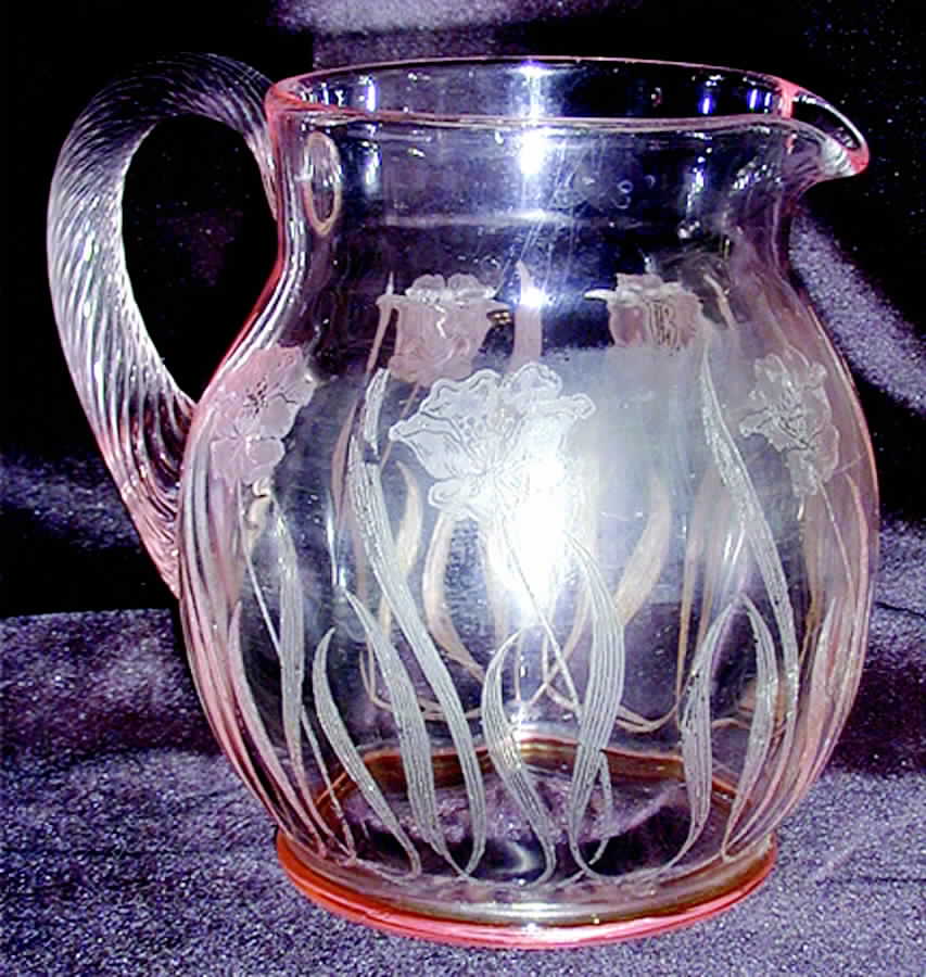 Etch 726 Pink Pitcher by Cambridge-1