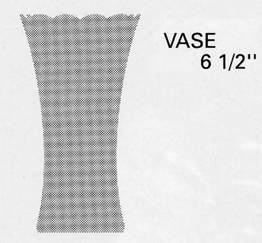 Romantic 6" Flower Vase by Cristal D'Arques - Durand-1