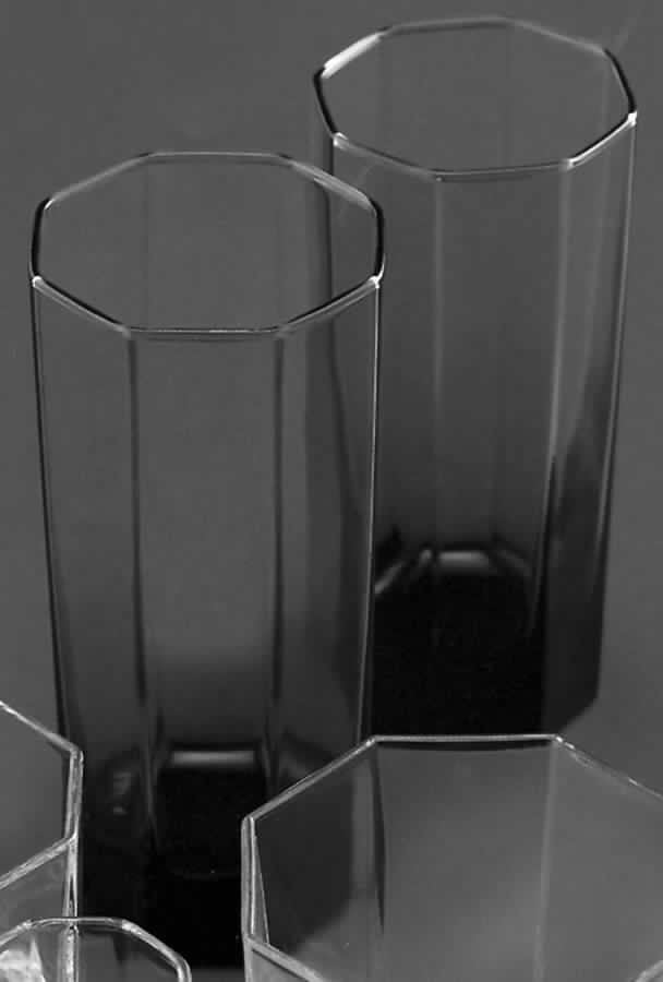 Octime Smoke 11 Oz Flat Tumbler by Cristal D'Arques - Durand-1