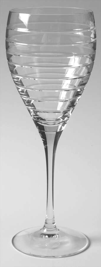 Cyclamen Water Goblet by Cristal D'Arques - Durand-1