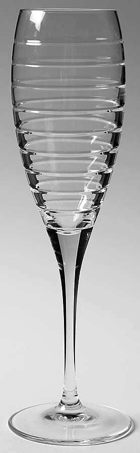 Cyclamen Fluted Champagne by Cristal D'Arques - Durand-1