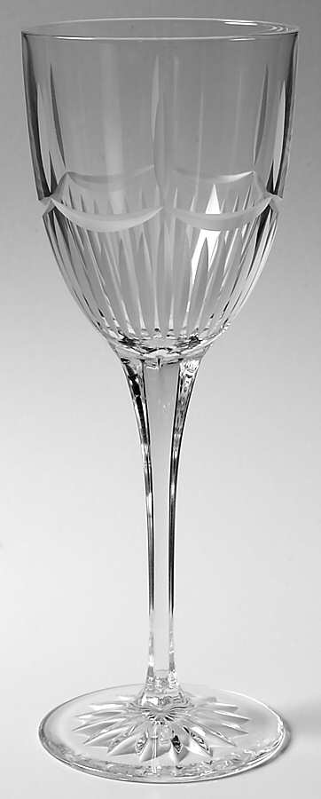 Radiance Frosted Water Goblet by Cristal D'Arques - Durand-1