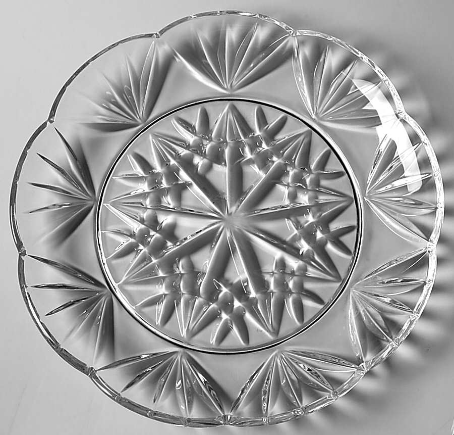 Joanna Salad Plate by Cristal D'Arques - Durand-1
