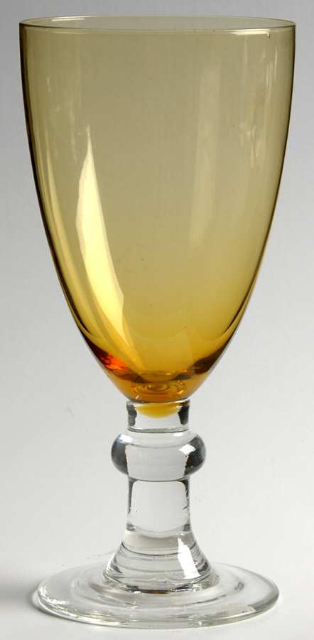 C1X1 Dark Amber Water Goblet by Certified International-1