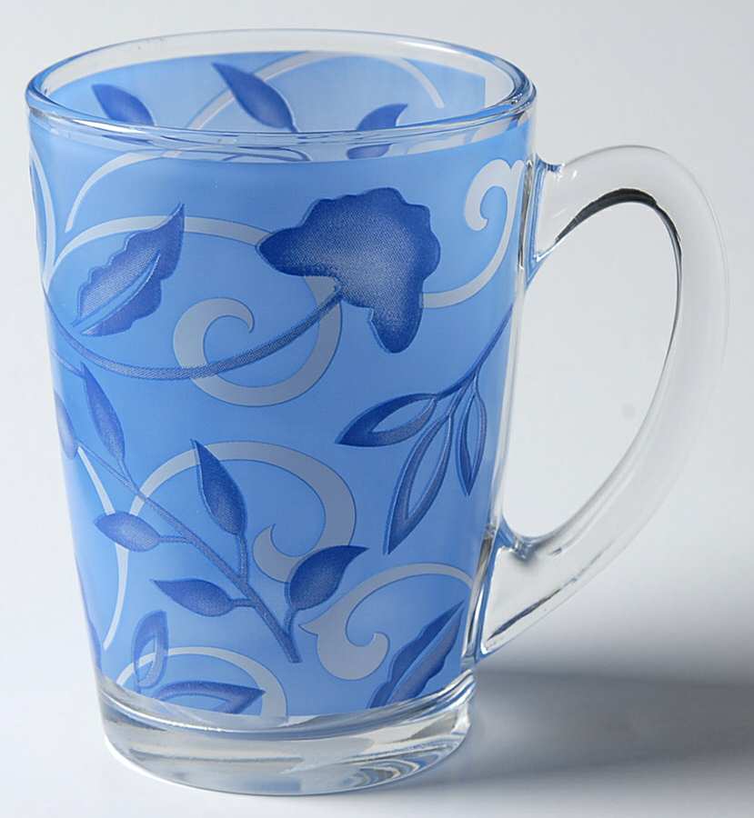 Plenitude Blue Mug by Cristal D'Arques - Durand-1