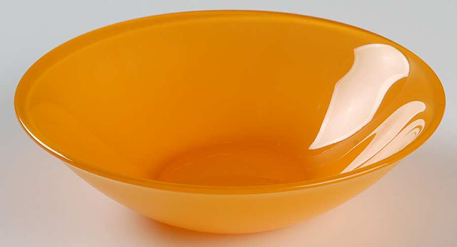 Color Moods Melon (Orange) Cereal Bowl by Cristal D'Arques - Durand-1
