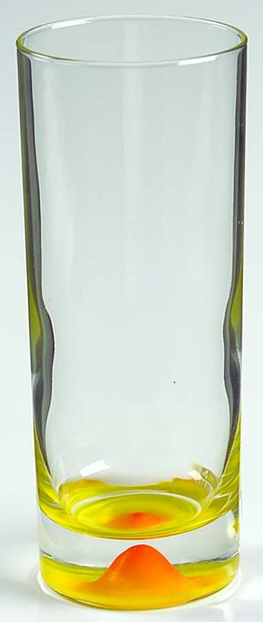 Etna 11 Oz Yellow Flat Tumbler by Cristal D'Arques - Durand-1