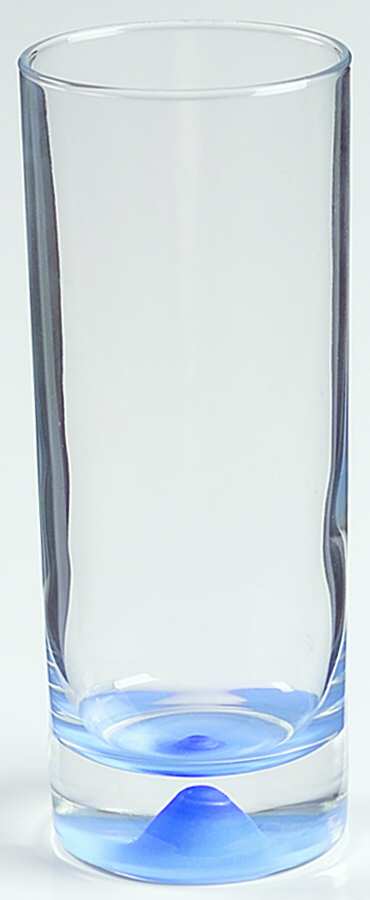 Etna 11 Oz Blue Flat Tumbler by Cristal D'Arques - Durand-1