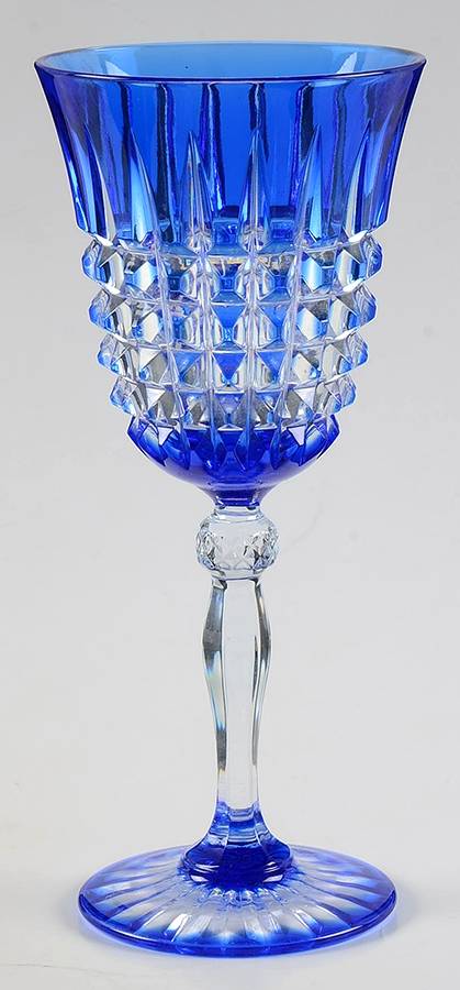CRA38 (Gray Cuts) Wine Glass by Cristal D'Arques - Durand-1
