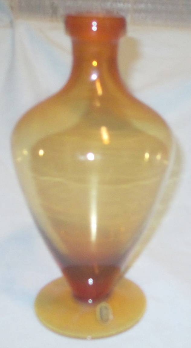 1321 Amber Decanter No Stopper by Cambridge-1