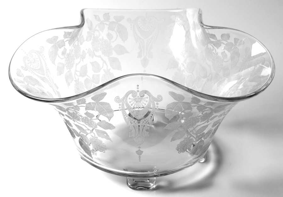 Blackberry Footed Crimped Bowl by Cambridge-1