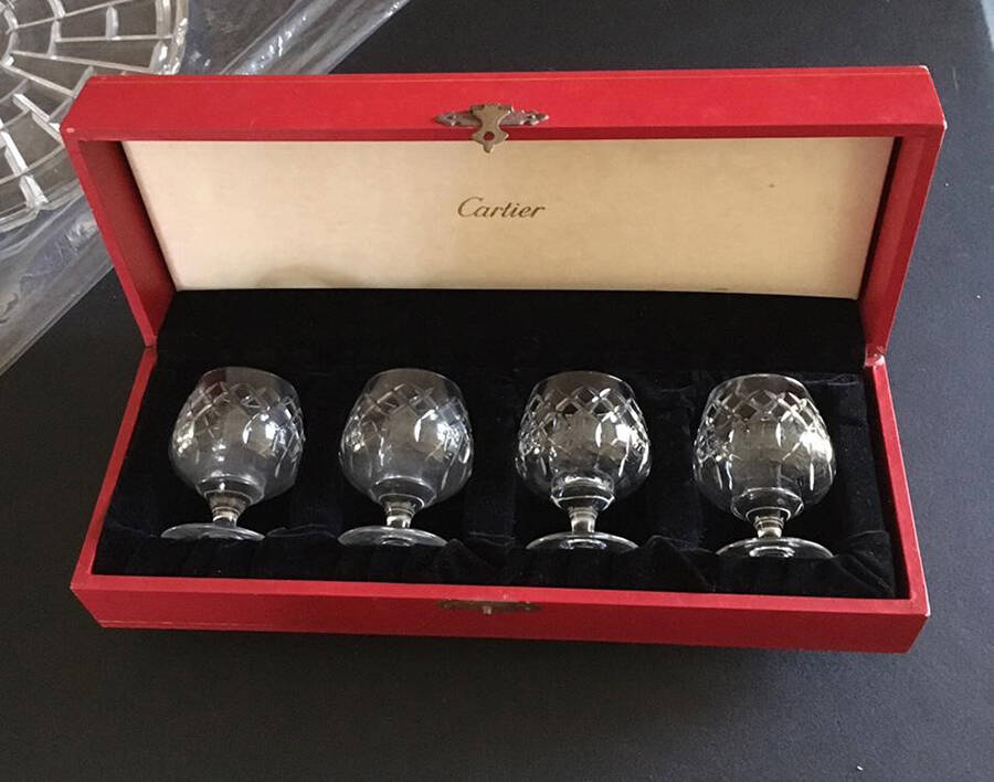 CTC3 Brandy Glass - Set of 4 Boxed by Cartier-1