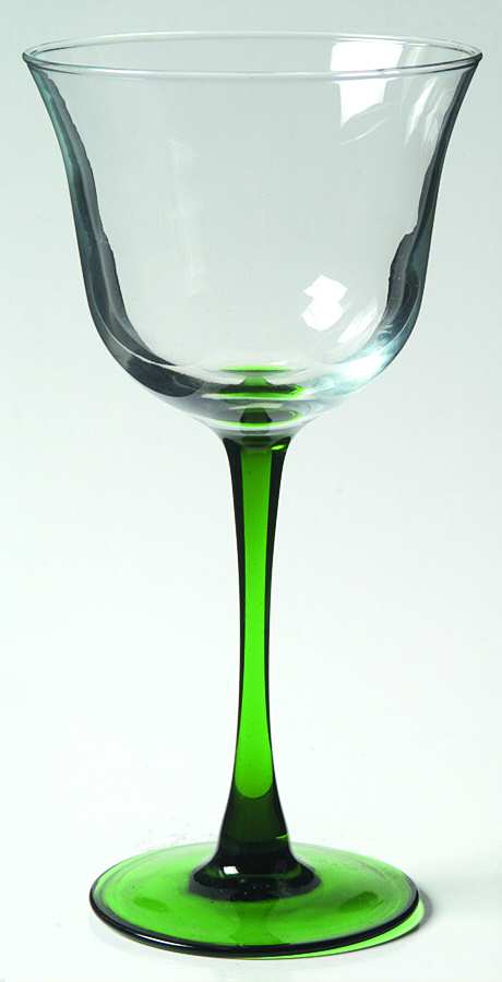 Americana Emerald Green Wine Glass by Cristal D'Arques - Durand-1