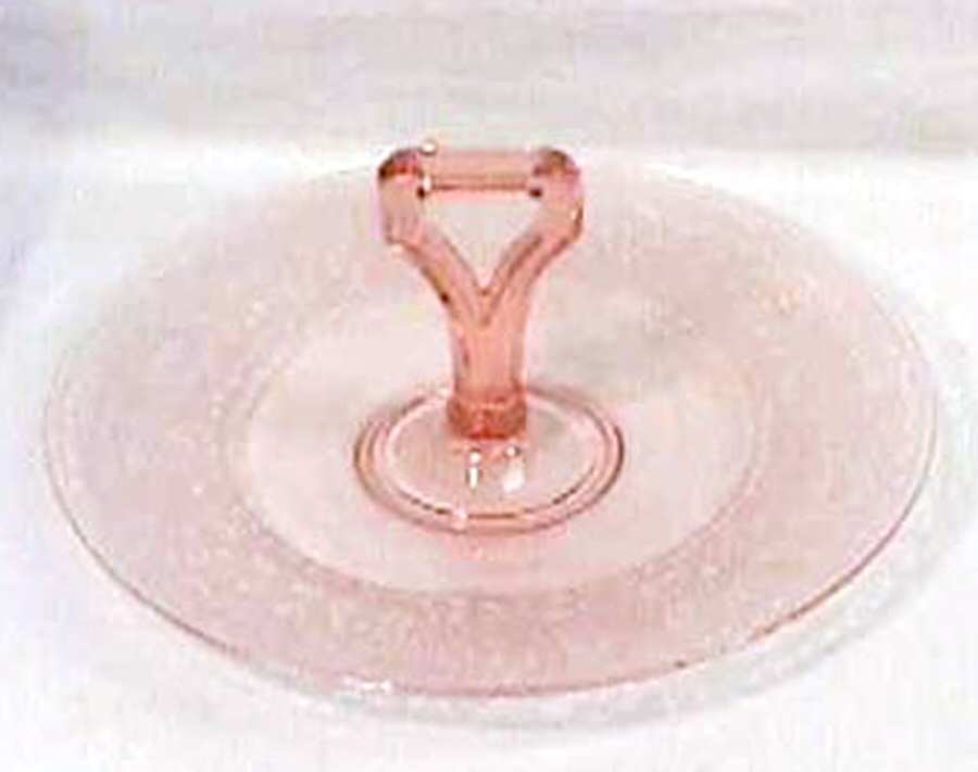 Etch 725 Pink (No Trim) Center Handle Tray by Cambridge-1