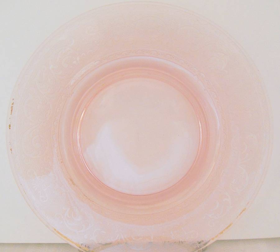 Etch 725 Pink (No Trim) 7" Salad Plate by Cambridge-1