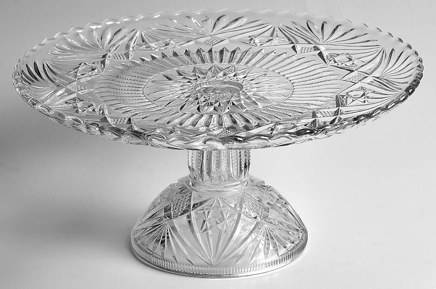 2626 Clear Round Cake Stand by Cambridge-1